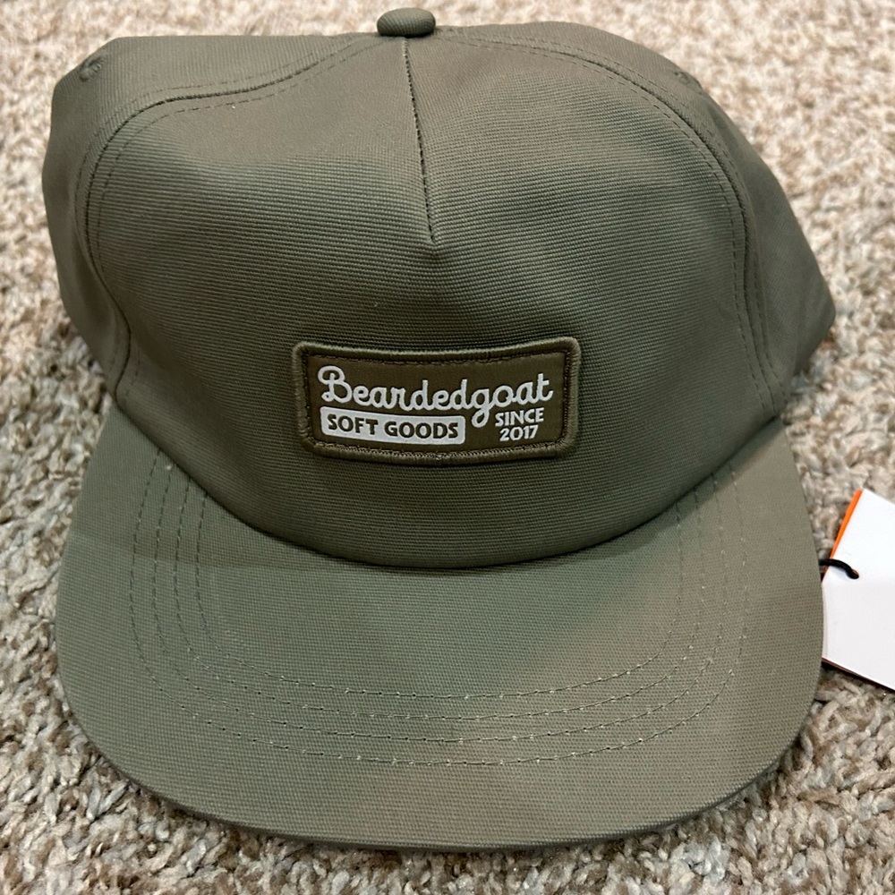 NWT — Bearded Goat Foundry Hat — Color: Olive